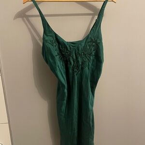 Victoria's Secret Teal Satin Garment